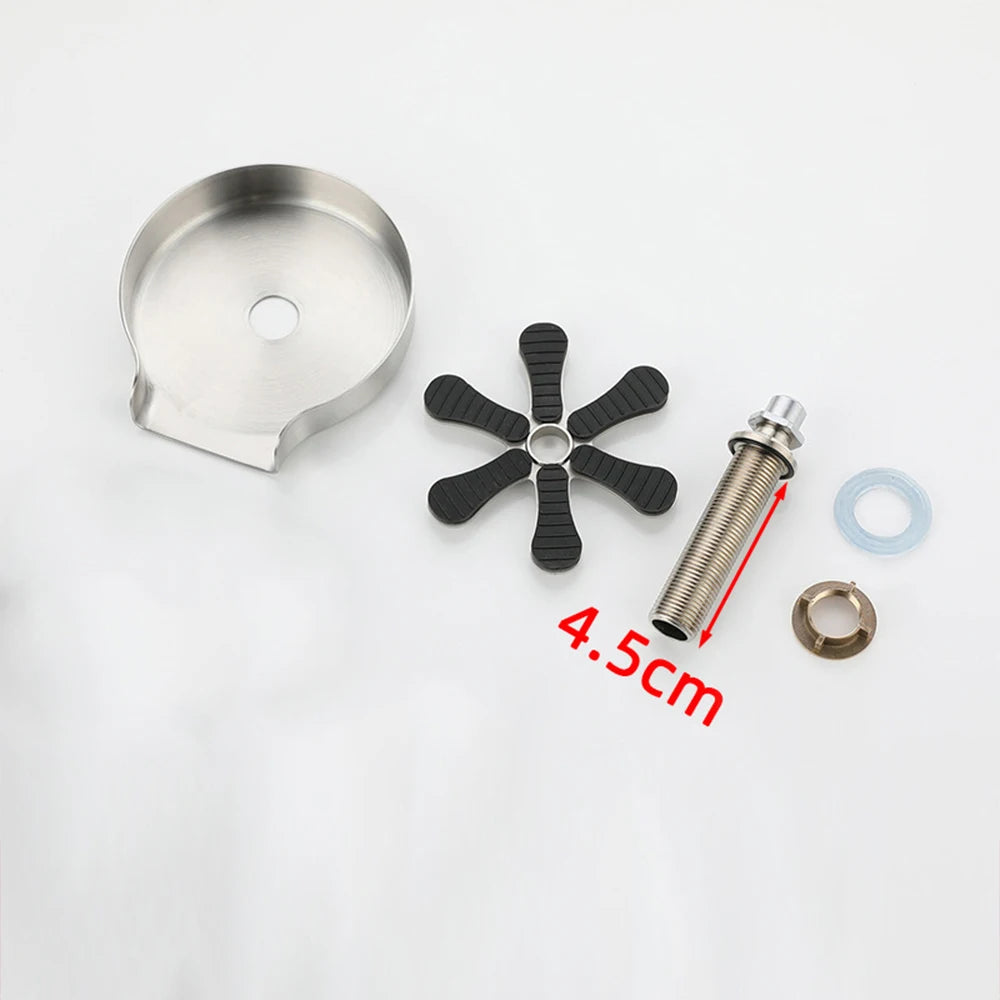 Kitchen Sink Glass Cup Wash Automatic Stainless Steel Pressure Spray Washer Cup Tool Cleaning Faucet Bar Rinser Coffee Pitcher