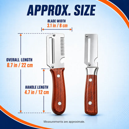 3-in-1 Home Kitchen Onion Chop Scissors Vegetable Peeler Set Manual Quick Cut Multi-functional Peeler for Various Ingredients Easy to Use Space-Saving Cooking Essential