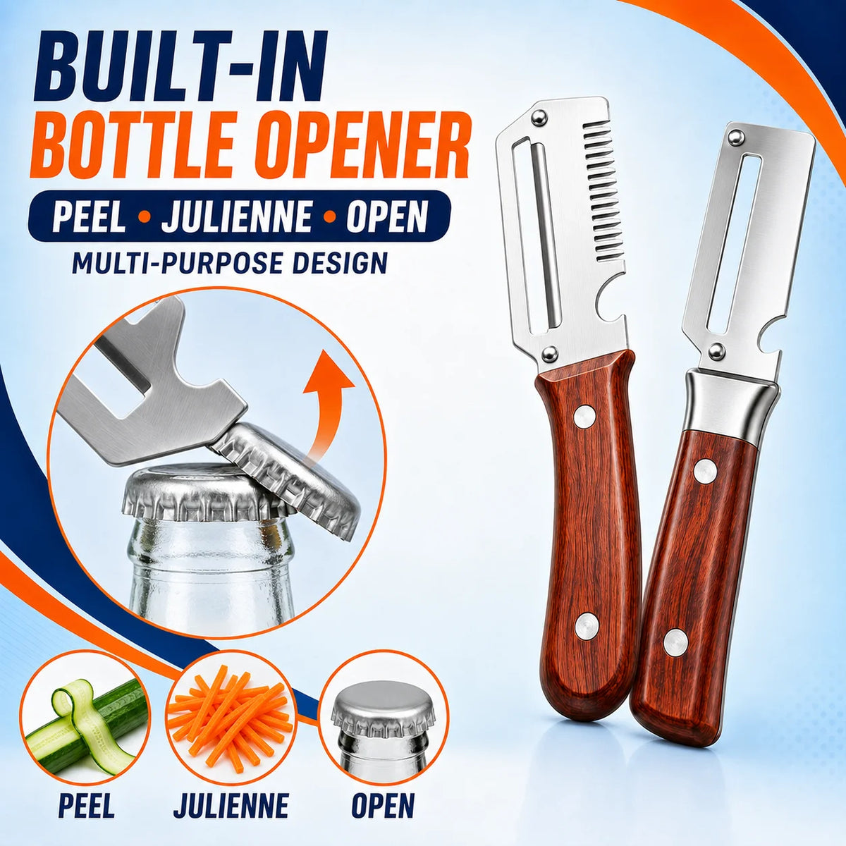 3-in-1 Home Kitchen Onion Chop Scissors Vegetable Peeler Set Manual Quick Cut Multi-functional Peeler for Various Ingredients Easy to Use Space-Saving Cooking Essential
