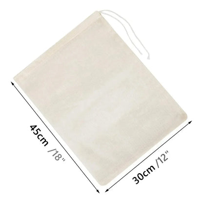 1/5Pcs Reusable Nut Milk Bags Strainers Unbleached Nylon Cheesecloth Bag Food Cheese Yogurt Filter Kitchen Fine Mesh Strainer