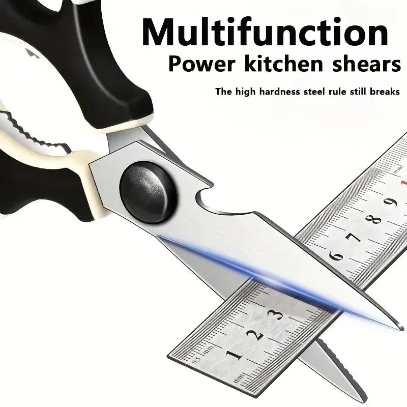 1-Pack Heavy Duty Scissors - Thanksgiving Cooking Prep for Poultry Shears & Kitchen Multi-Task Tool
