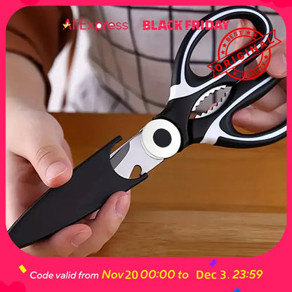 1-Pack Heavy Duty Scissors - Thanksgiving Cooking Prep for Poultry Shears & Kitchen Multi-Task Tool